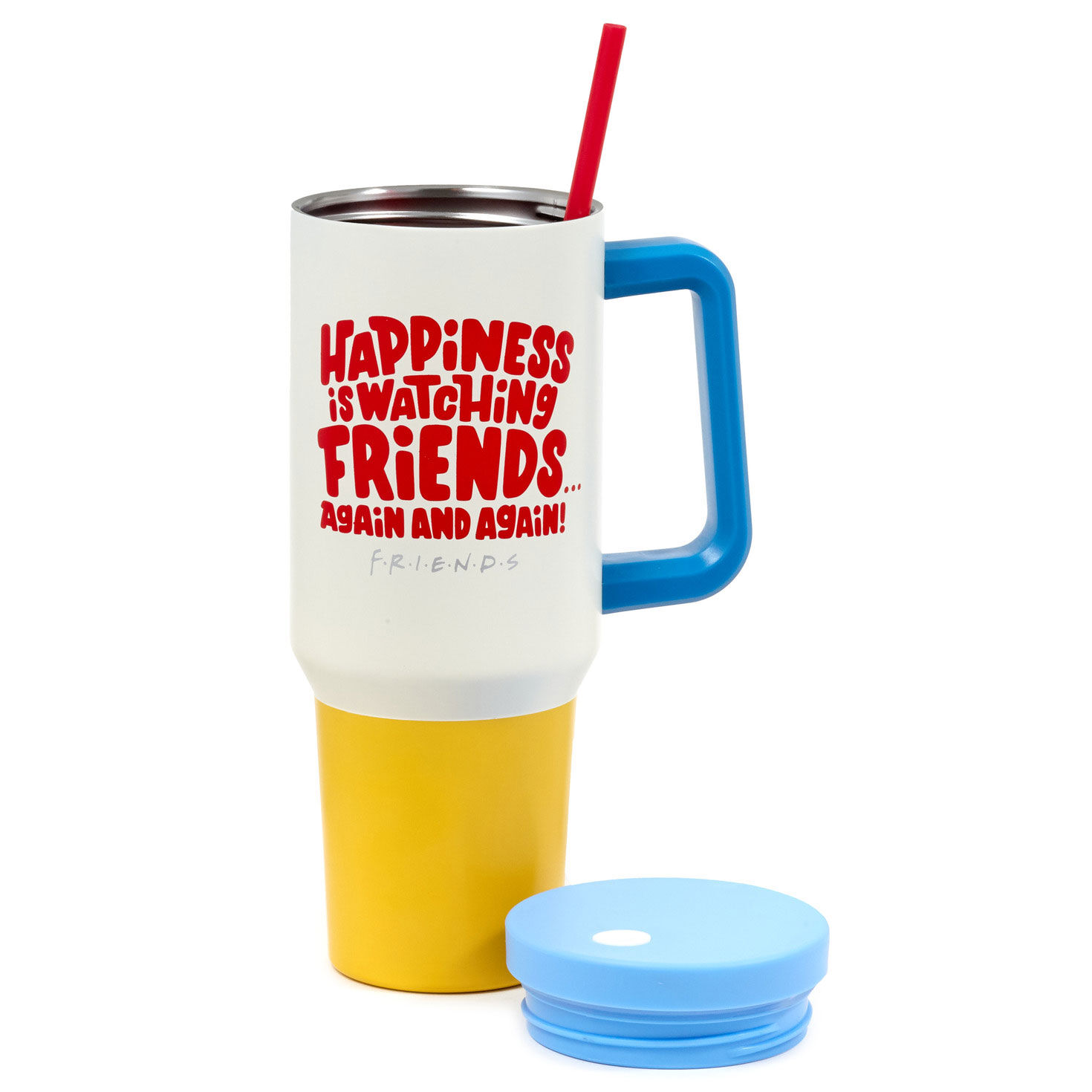 Friends "Happiness Is" Insulated Travel Cup With Handle, 42 oz. for only USD 29.99 | Hallmark