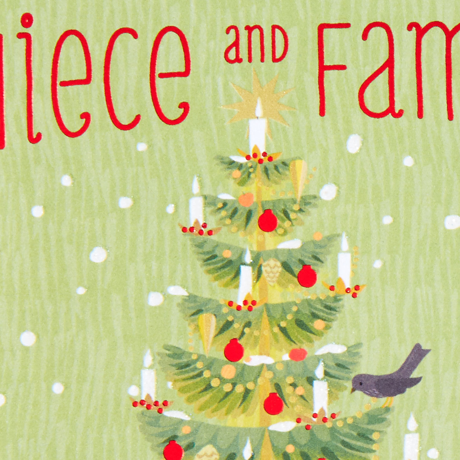 Joy and Happiness Christmas Card for Niece and Family for only USD 3.59 | Hallmark