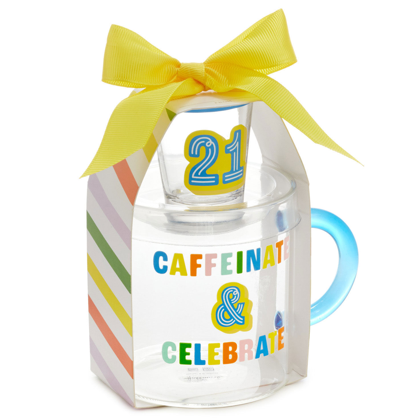 Glass 21st Birthday Mug and Shot Glass Bundle, , large image number 4
