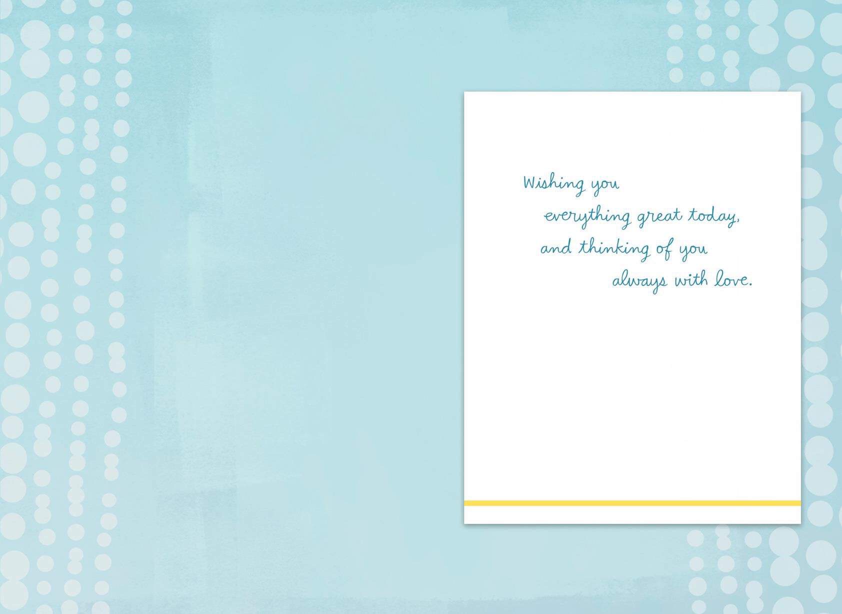 Thinking of You With Love Birthday Card for Grandson