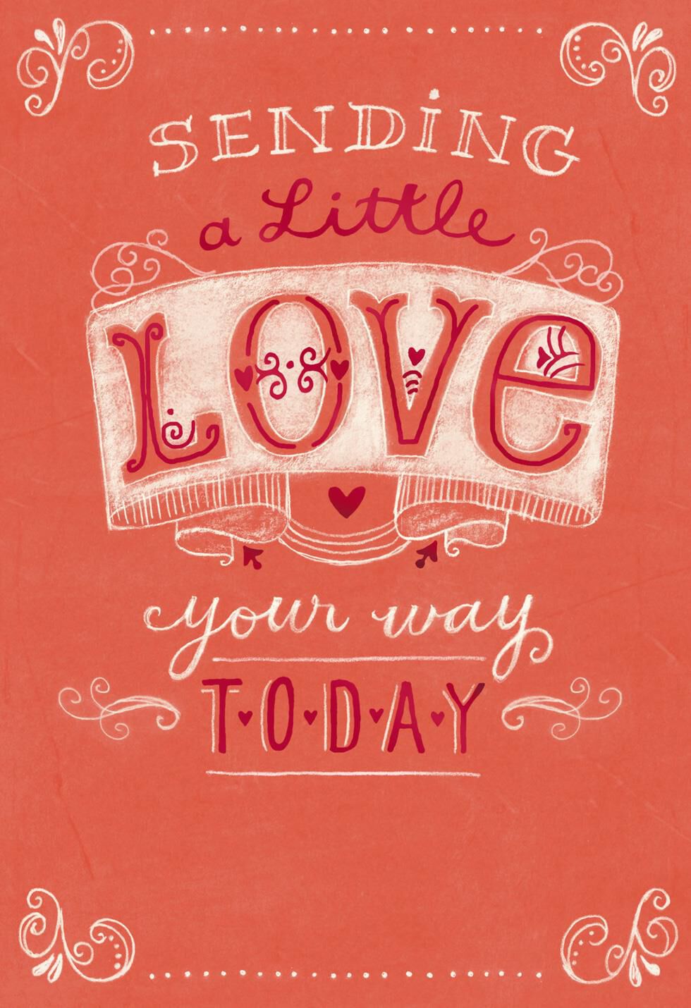 Sending a Little Love Your Way Today Sweetest Day Card