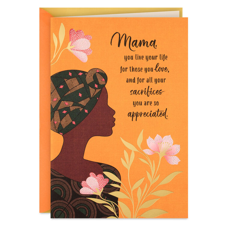 Mama, You Are Appreciated Birthday Card