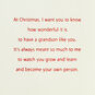 Vintage Car Christmas Card for Grandson sentiment image number 2