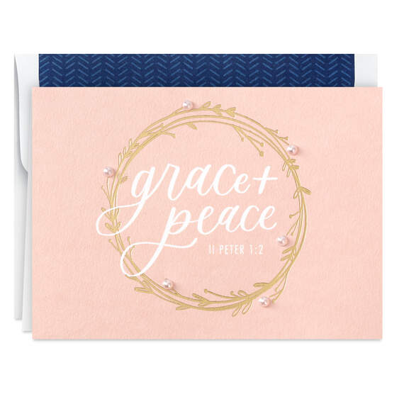 Grace and Peace Religious Boxed Blank Note Cards, Pack of 8