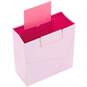 Light Pink With Gold Large Square Gift Bag, 10.4", , large image number 4
