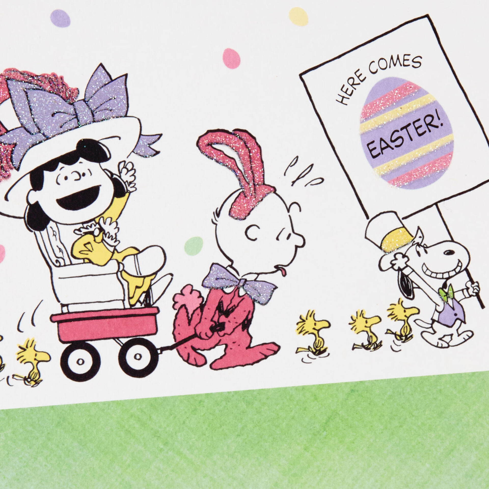 Peanuts® Gang in an Easter Parade Easter Card - Greeting Cards - Hallmark
