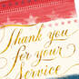 Thank You for Your Service Stars and Stripes Military Appreciation Card, , large image number 4