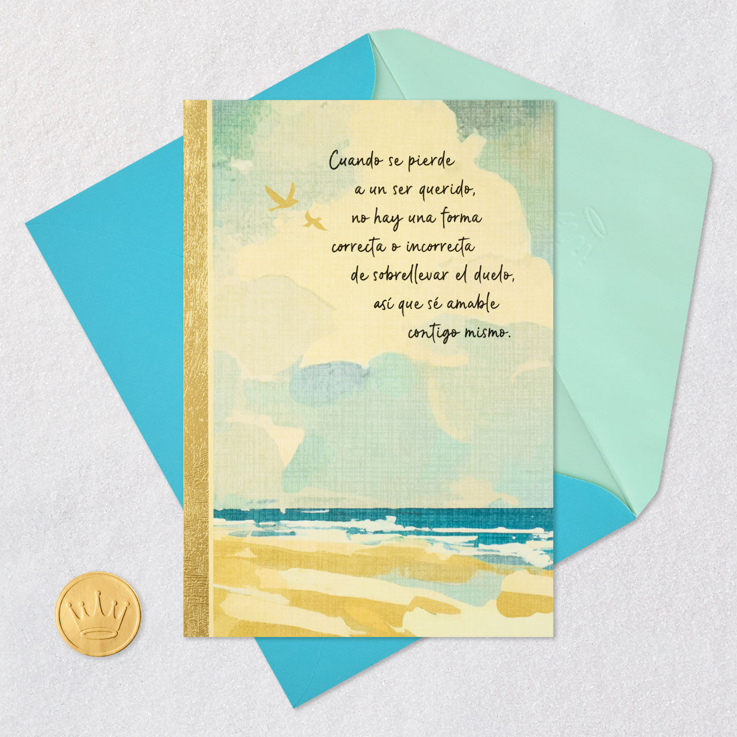 Be Gentle With Yourself Spanish-Language Sympathy Card for only USD 4.59 | Hallmark