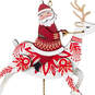 Pull-String Reindeer With Santa Wood Ornament, , large image number 5