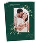 Botanical Sprigs Personalized Holiday Photo Card front fanned image number 1