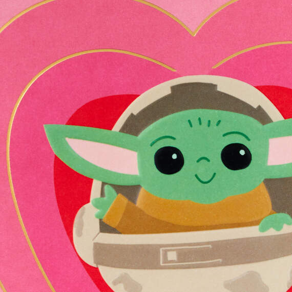 Star Wars: The Mandalorian™ Grogu™ Use the Force Valentine's Day Card, , large image number 4