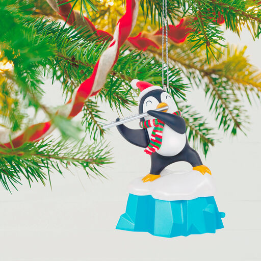 Chilly Trills Penguin Musical Ornament, 