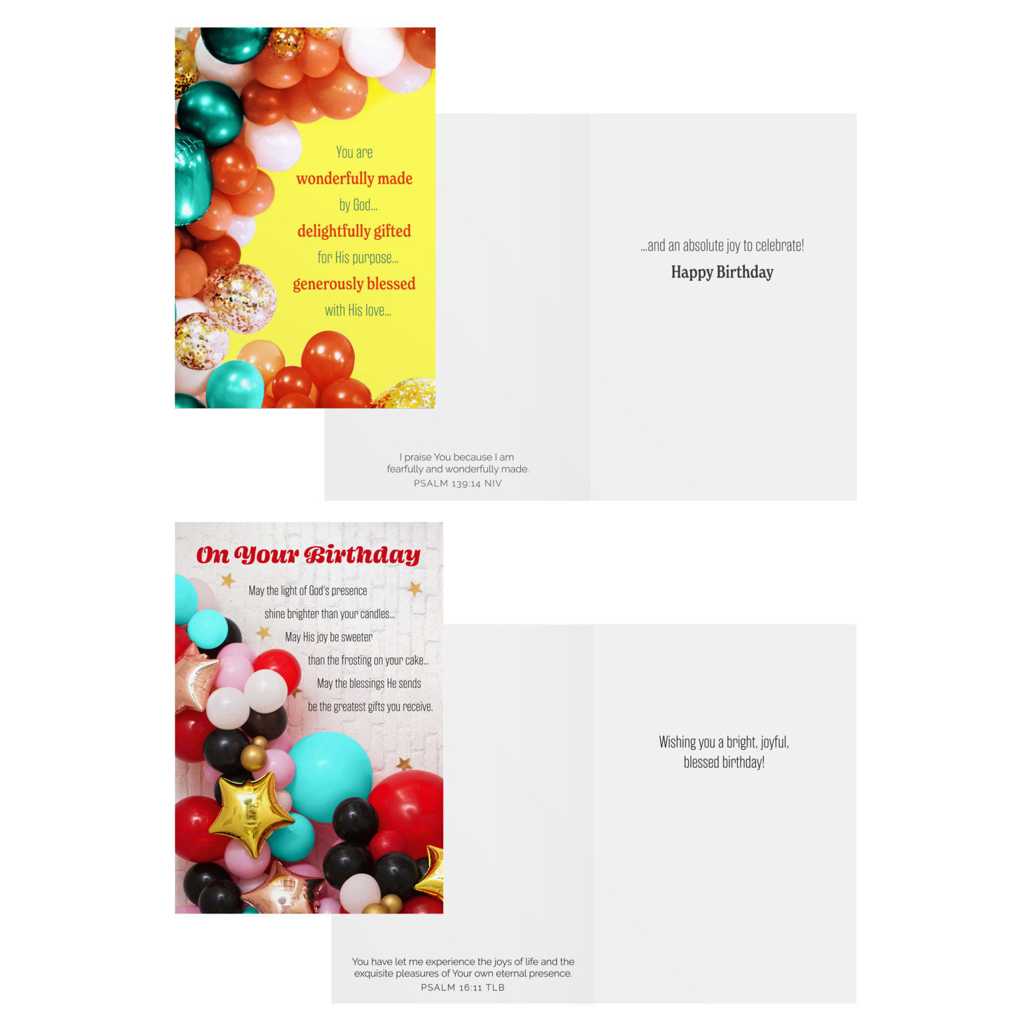 Balloons DaySpring Birthday Cards Assortment Card Front with Sentiment image number 3