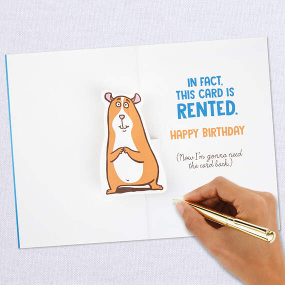 Times Are Hard Funny Pop-Up Birthday Card, , large image number 6