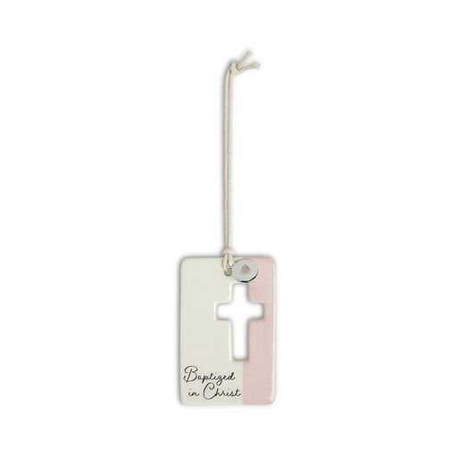 Demdaco Pink Baptism Token, 