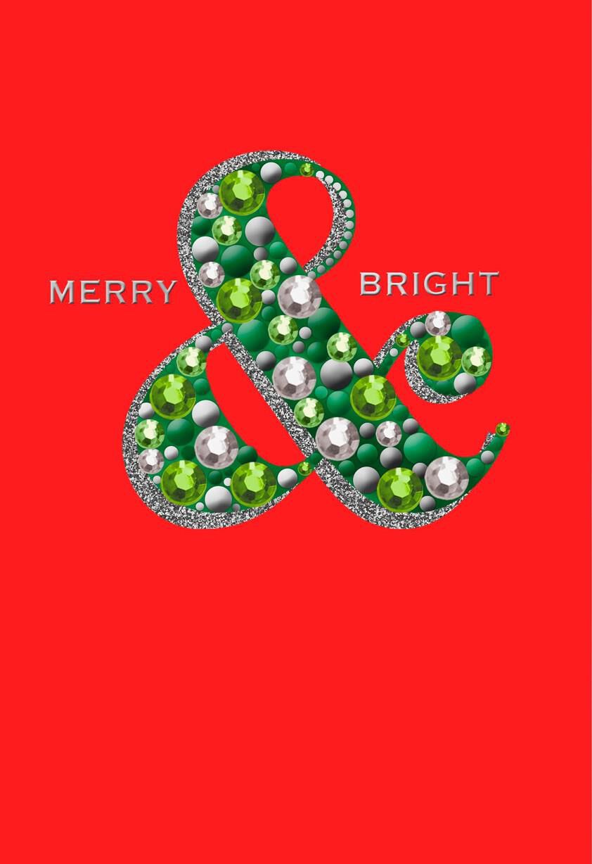 Merry & Bright Christmas Card