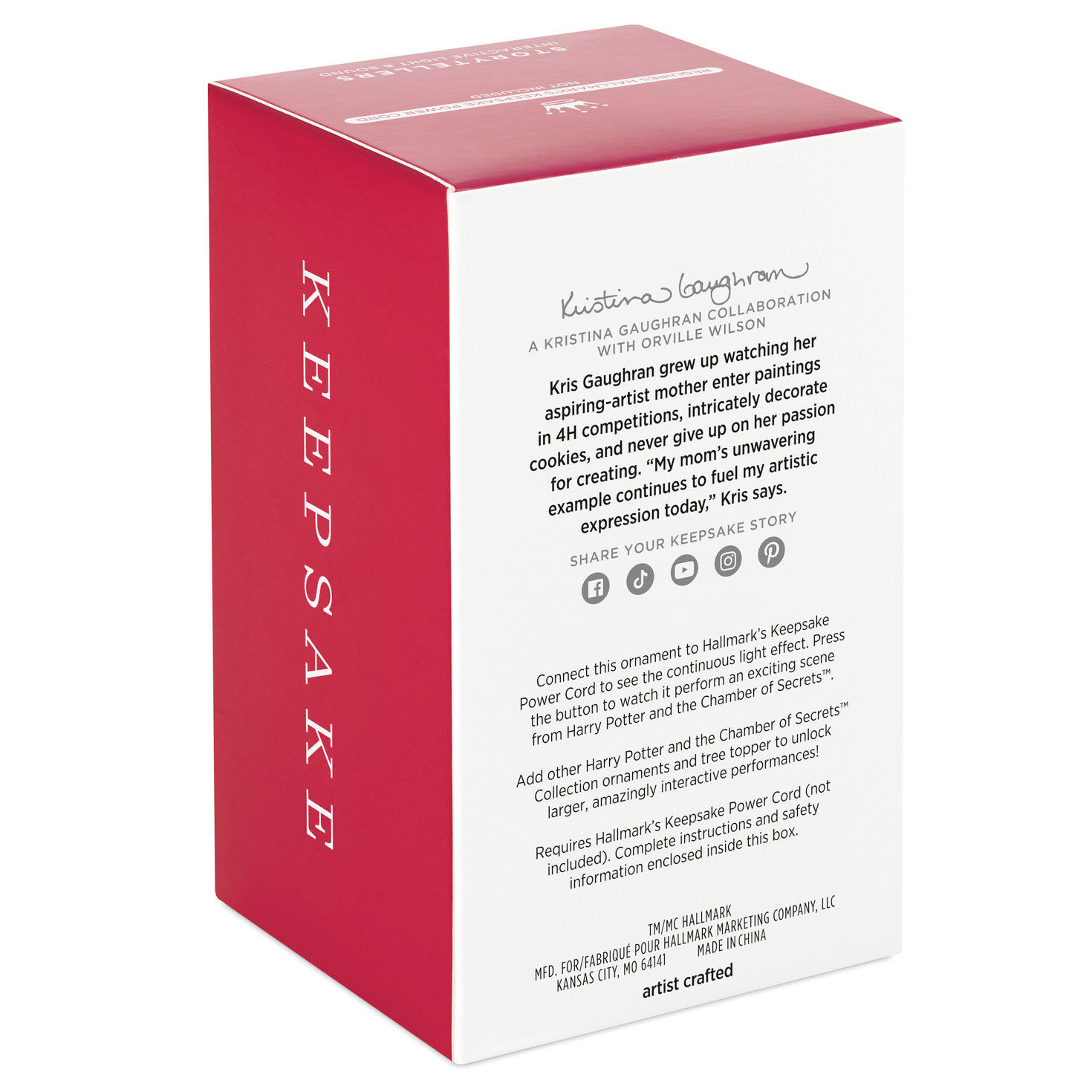 Harry Potter and the Chamber of Secrets&trade; Collection Dobby&trade; Ornament With Light and Sound, , large image number 9