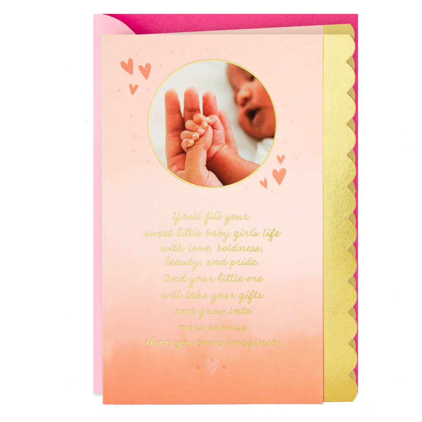 Amazing Journey New Baby Girl Card for only USD 3.99 | Hallmark