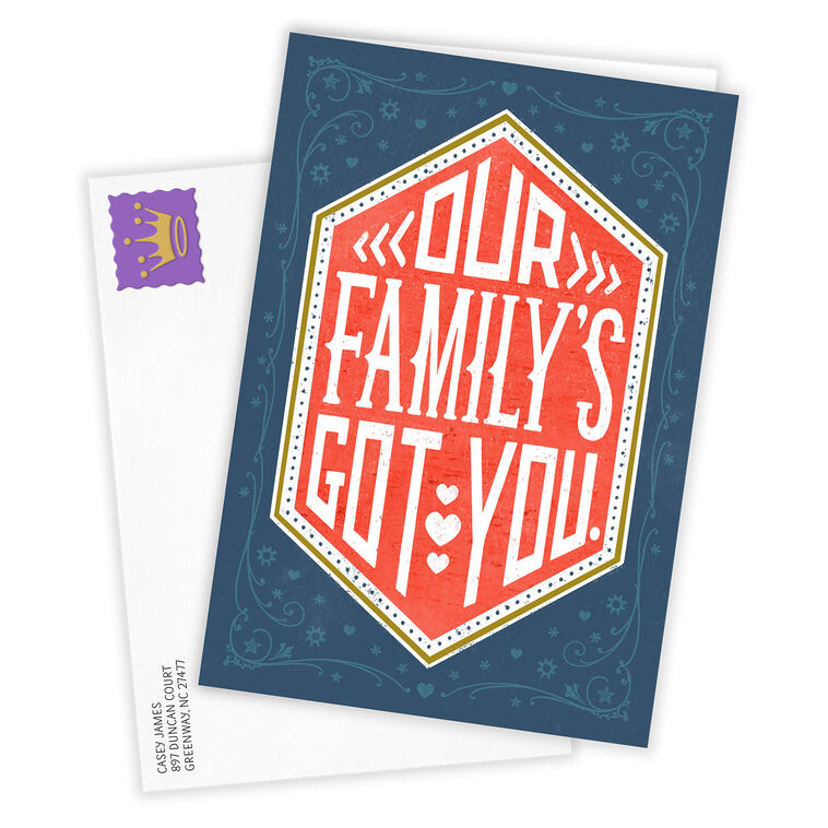 Our Family's Grateful For You Custom Card, , large image number 2
