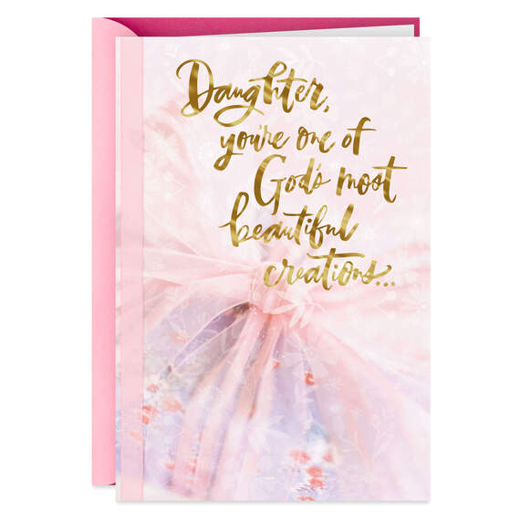 God's Beautiful Creation Birthday Card for Daughter