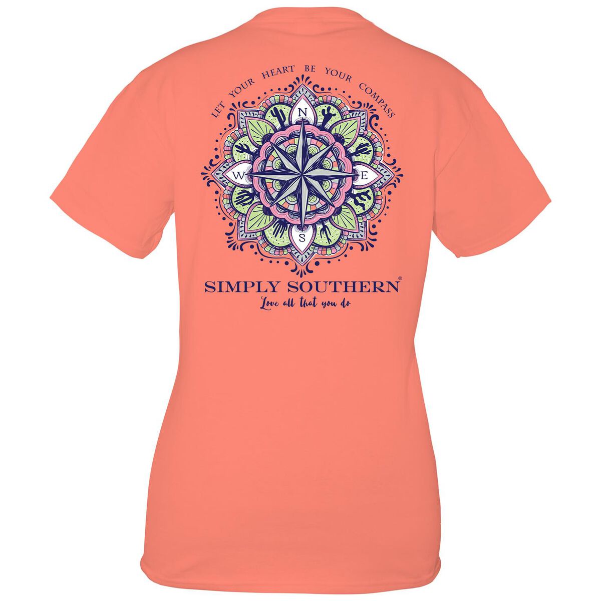 Simply Southern Women's Compass T-Shirt, Small - Clothing - Hallmark