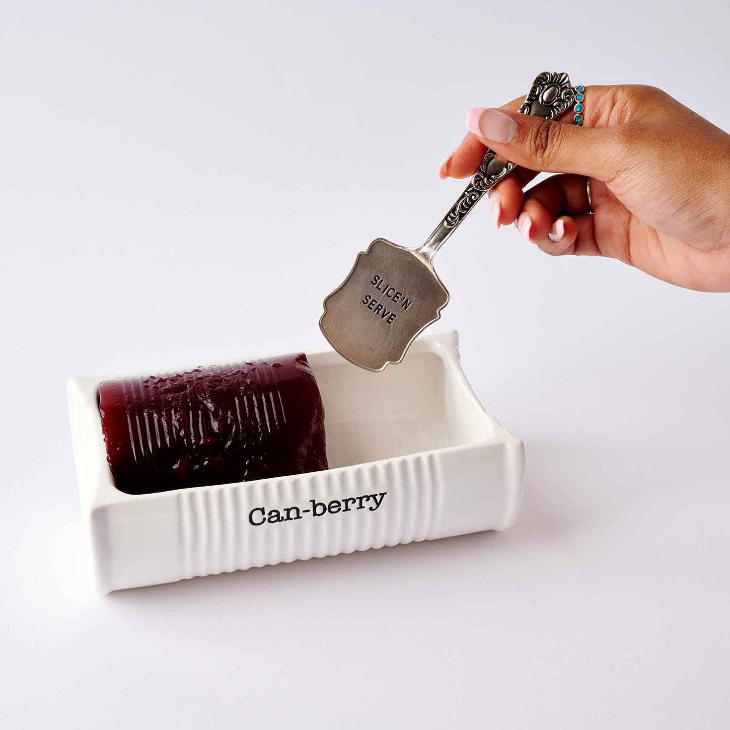 Mud Pie Can-Berry Dish With Spatula, Set of 2, , large image number 3