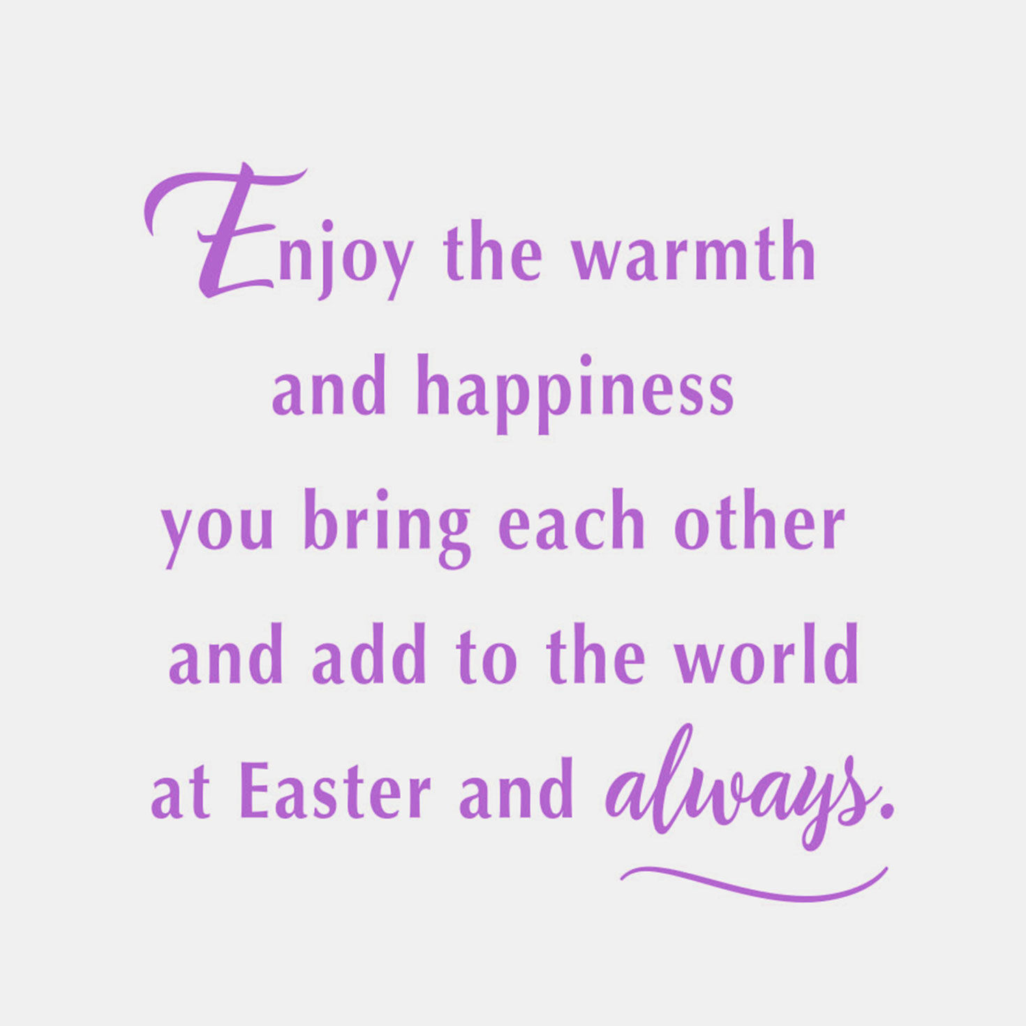 Warmth and Happiness Easter Card for Both, , large image number 2
