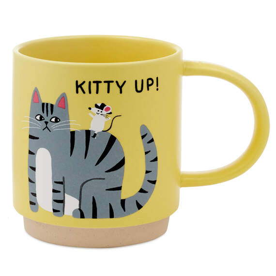 Kitty Up Funny Mug, 16 oz., , large image number 1