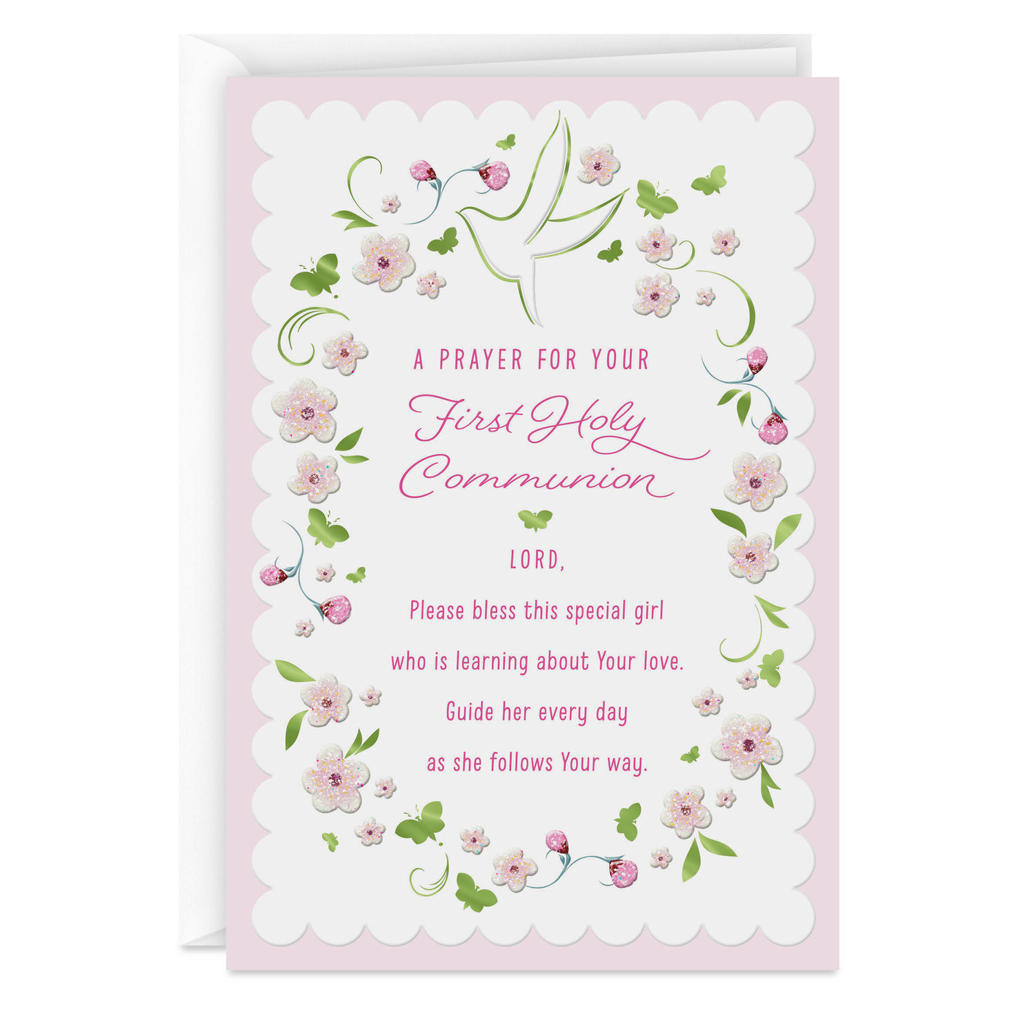 Bless This Special Girl First Communion Card