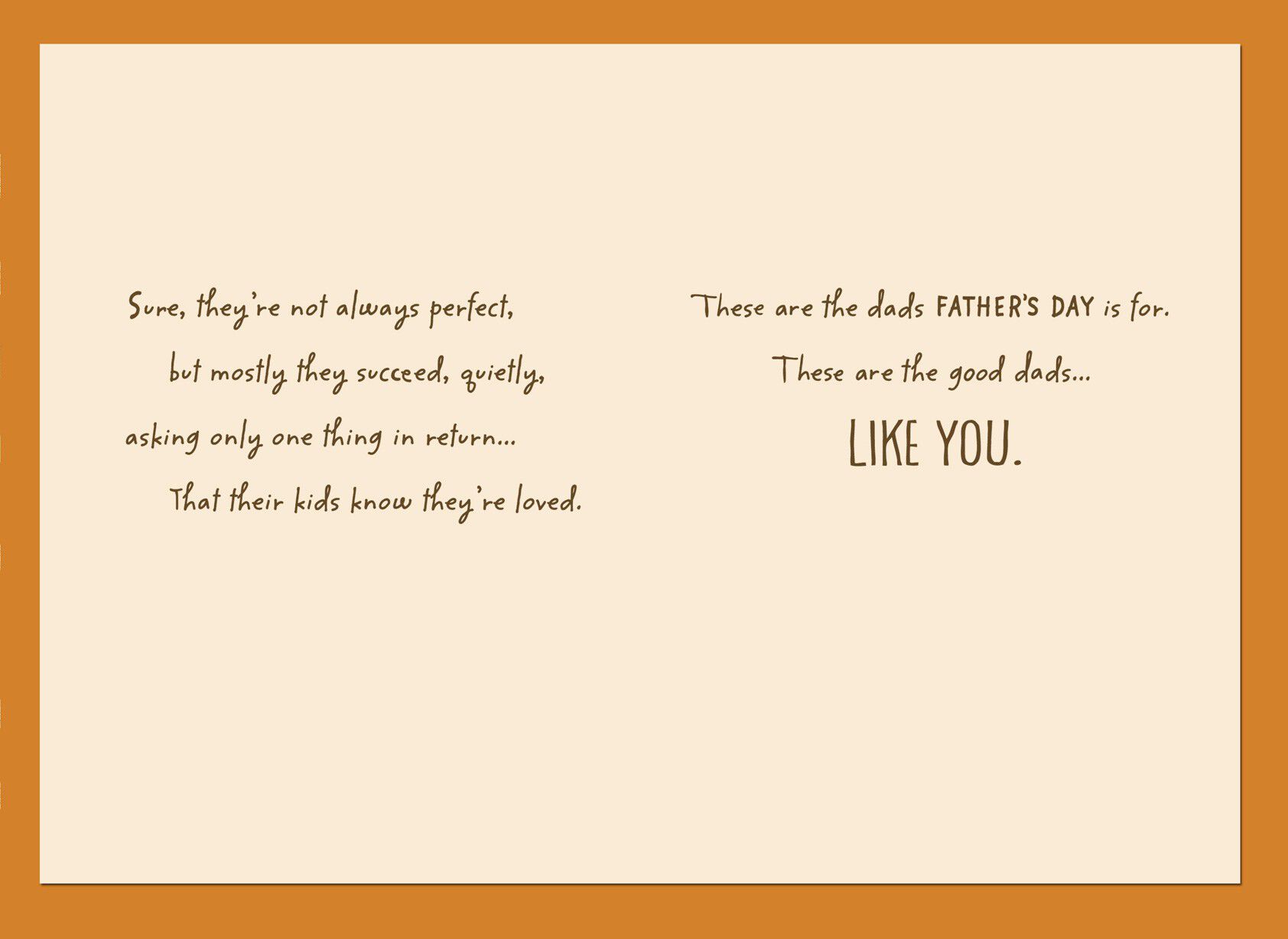 You Are One of the Good Dads Father's Day Card