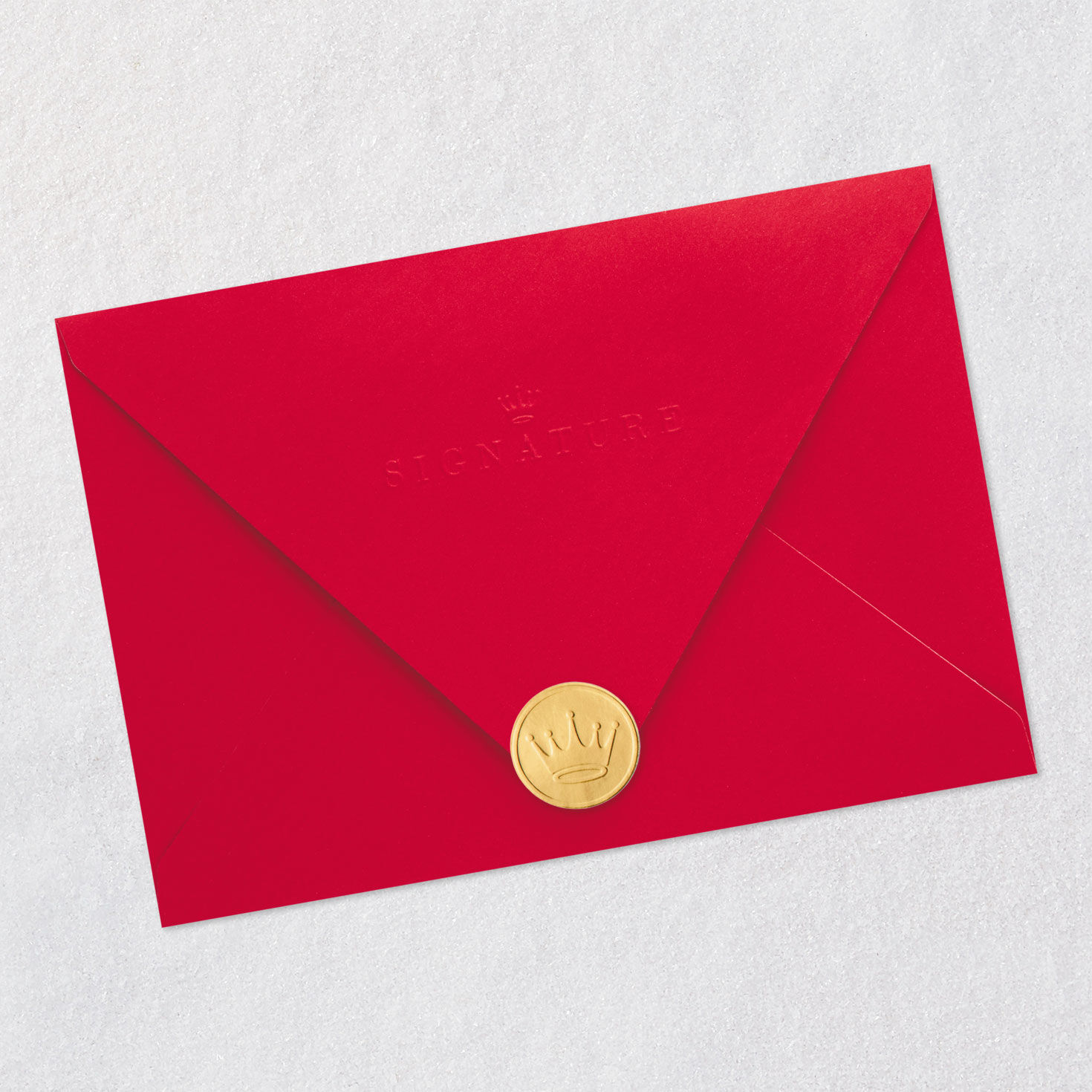 Mickey and Minnie at Dinner Blank Love Card Envelope Back with Seal image number 7