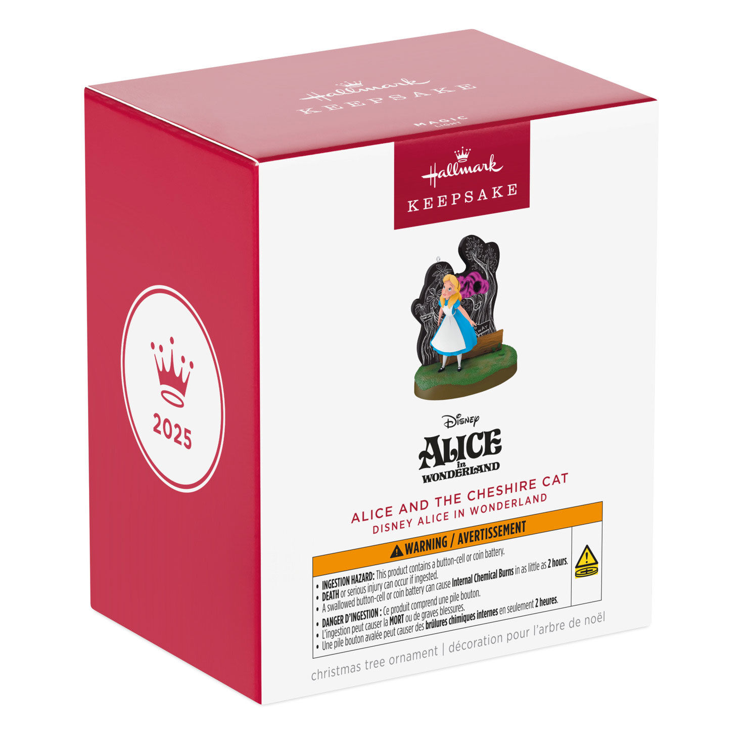 Cheshire Cat Keepsake Ornament package front image number 7