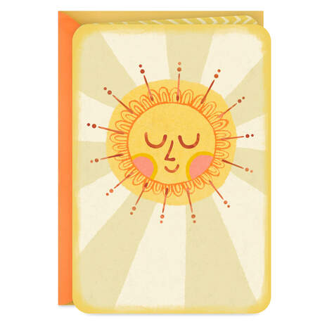 Sunny Thoughts Encouragement Card, , large