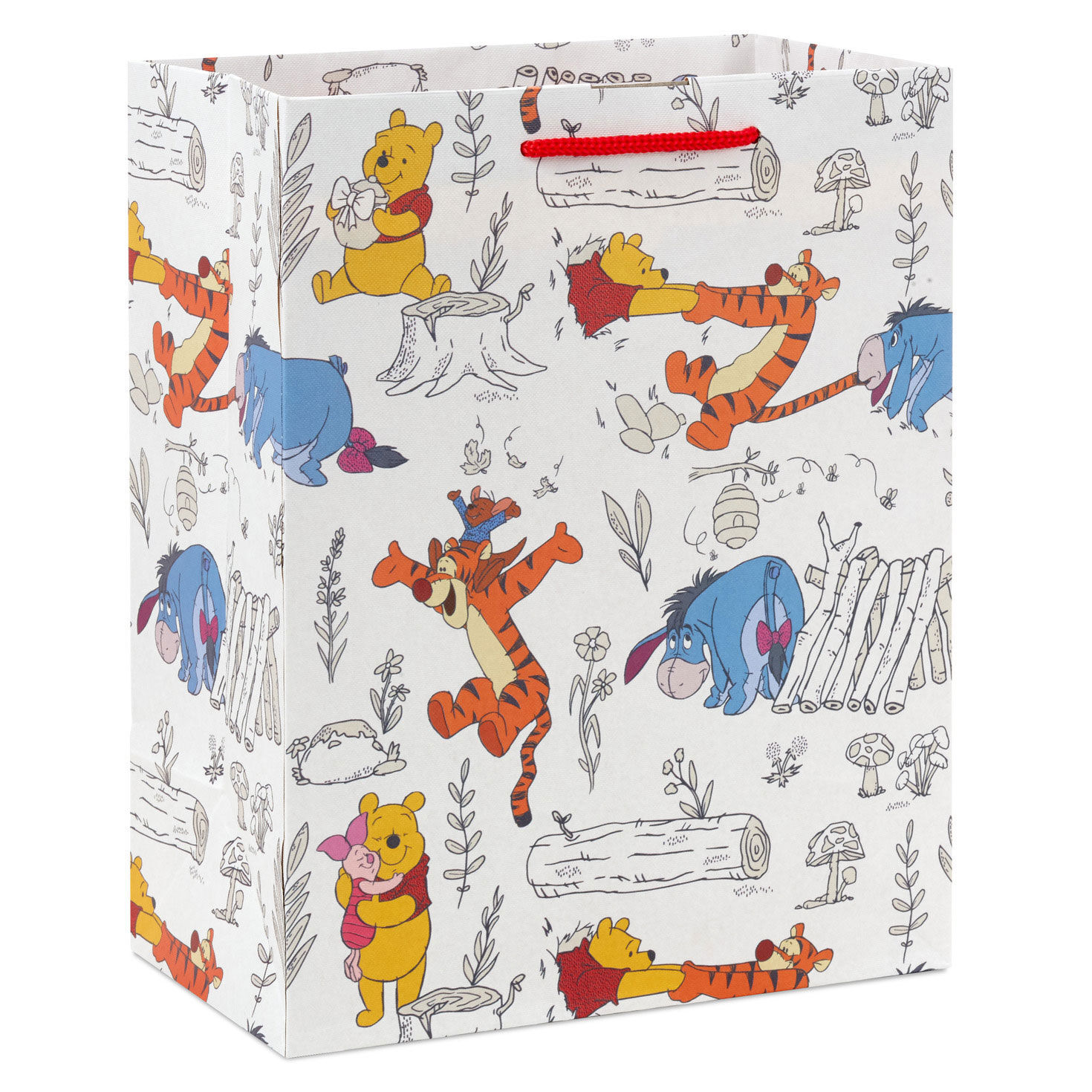 Winnie the Pooh Hundred Acre Wood Medium Gift Bag back image number 6