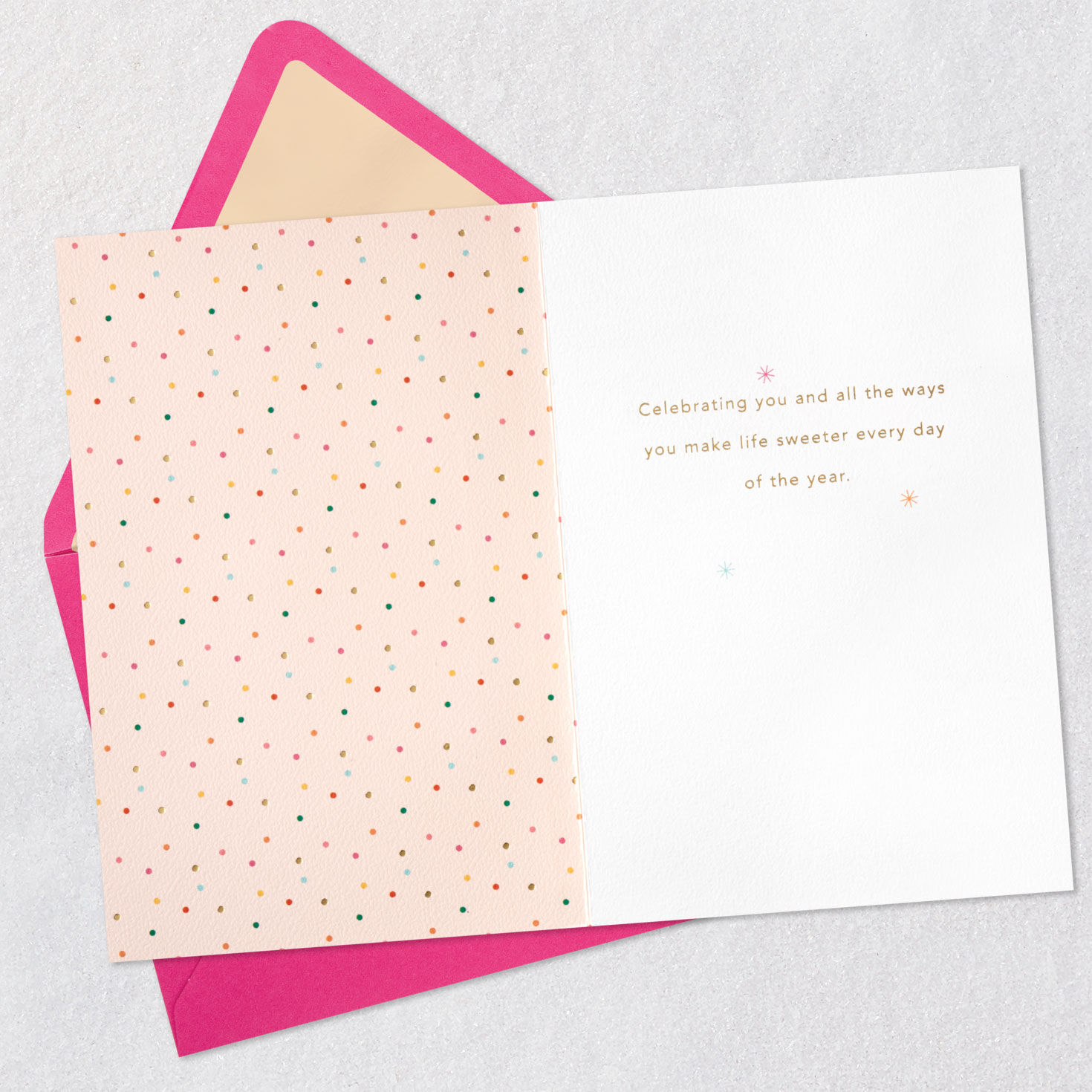 You Make Life Sweeter Birthday Card for only USD 7.59 | Hallmark