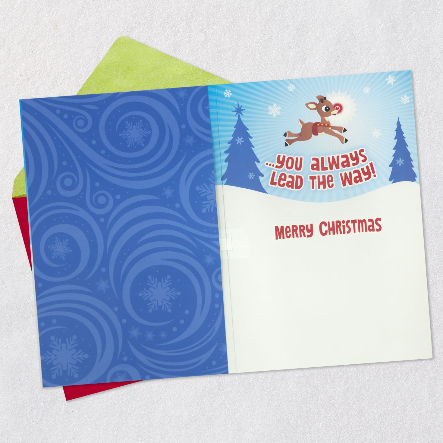 Rudolph the Red-Nosed Reindeer&reg; Bringing the Merry Musical Christmas Card for Kids, , large image number 3