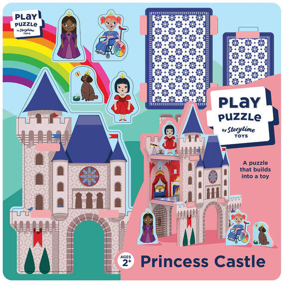 Storytime Toys 3D Princess Castle Play Puzzle