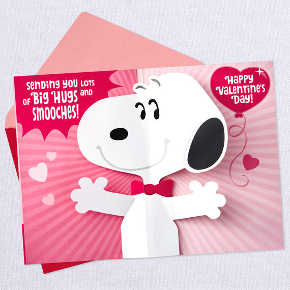 Peanuts® Snoopy Hug Musical Pop-Up Valentine's Day Card, , large image number 4