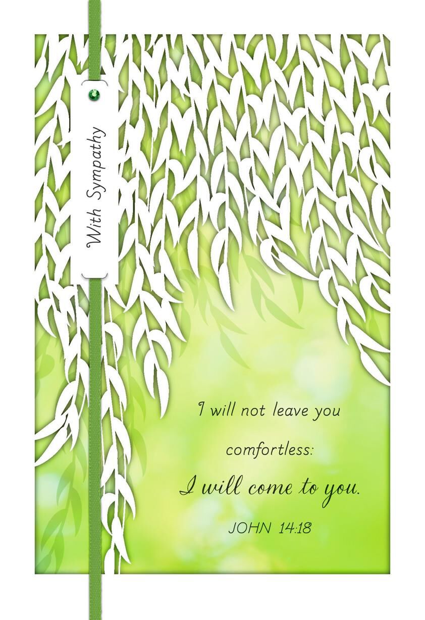 God Will Show You His Love Religious Sympathy Card