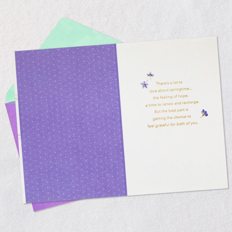 A Spring Filled With Joys Easter Card for Both, , large image number 3