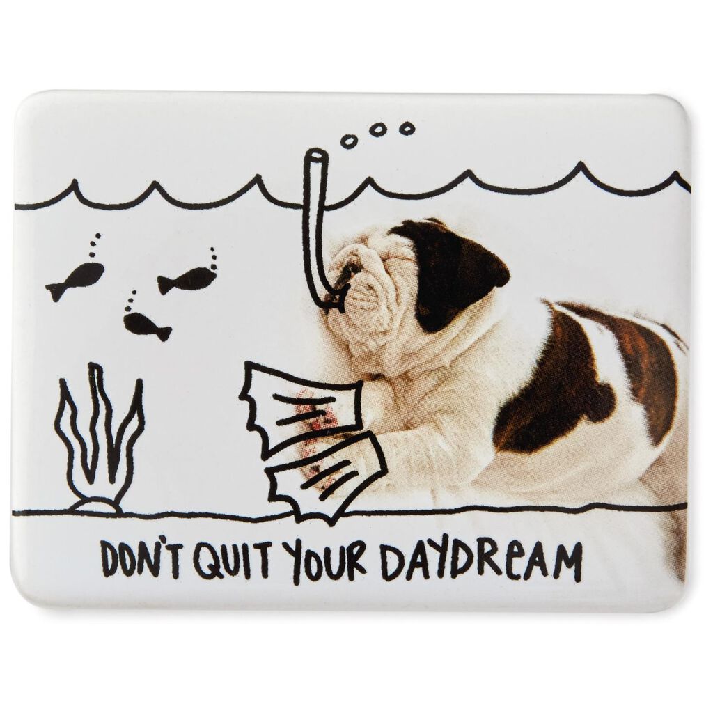 Daydream Dog Magnet Desk Accessories Hallmark Daydream Dog Magnet