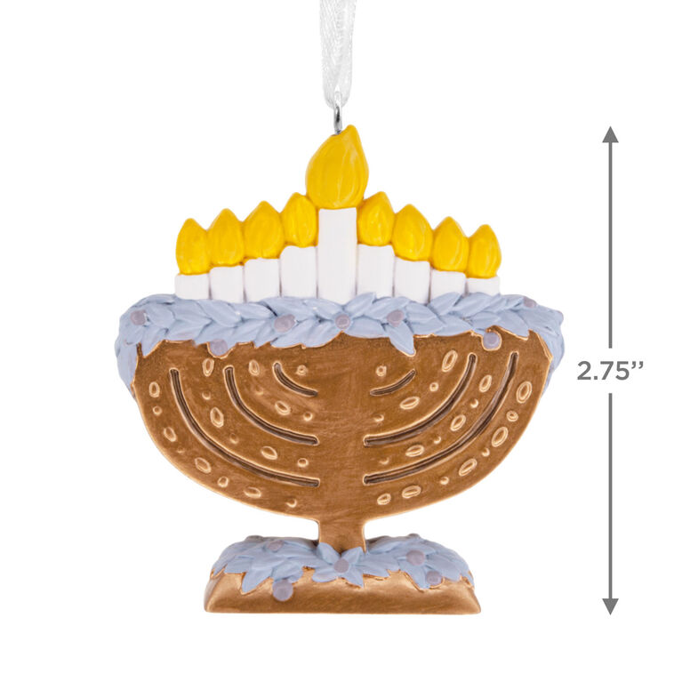 Menorah Christmas Ornament measurement image number 3