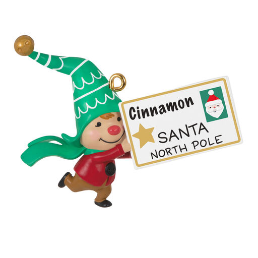 Gnome for Christmas Cinnamon's Letter to Santa Ornament, 