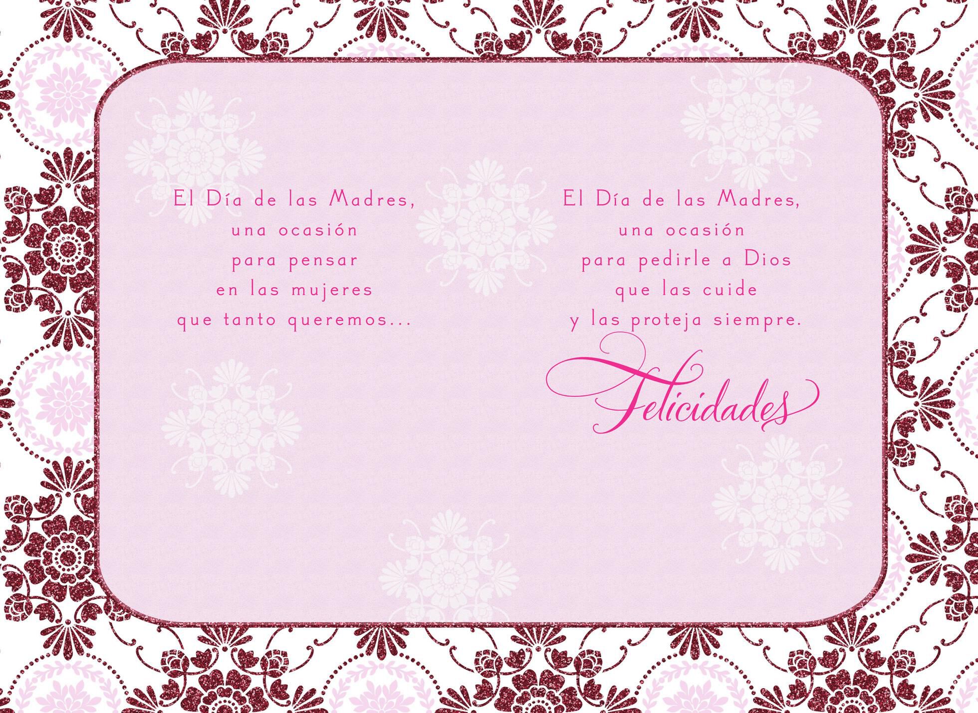 Many Blessings Religious Spanish-Language Mother's Day Card
