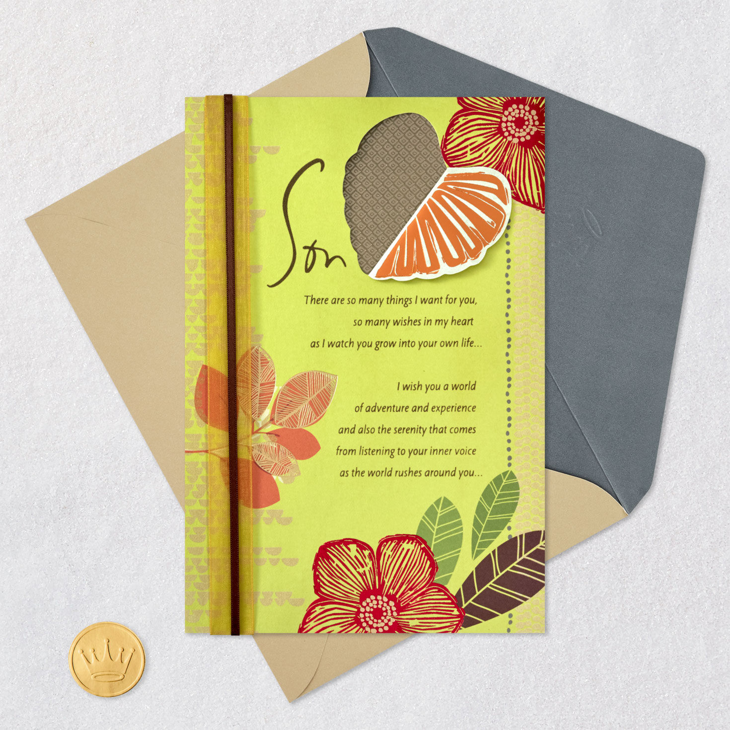 So Many Wishes for You in My Heart Birthday Card for Son, , large image number 6