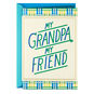 Blue Plaid Father's Day Card for Grandpa Card Front image number 1
