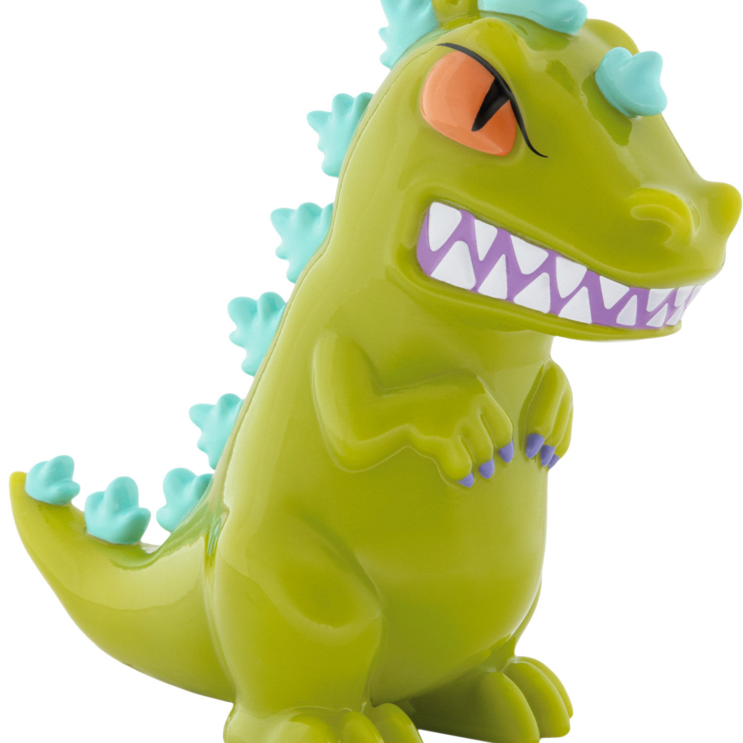 Rugrats TV Show Dinosaur Christmas Ornament upclose detail image number 5