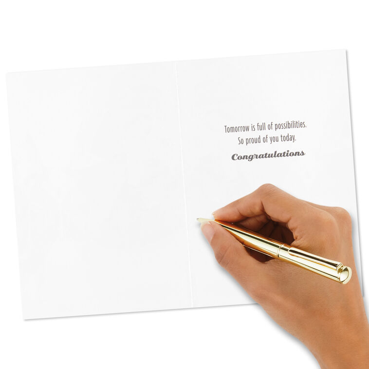 Assorted Black, White and Gold Graduation Cards, Pack of 12, , large image number 7
