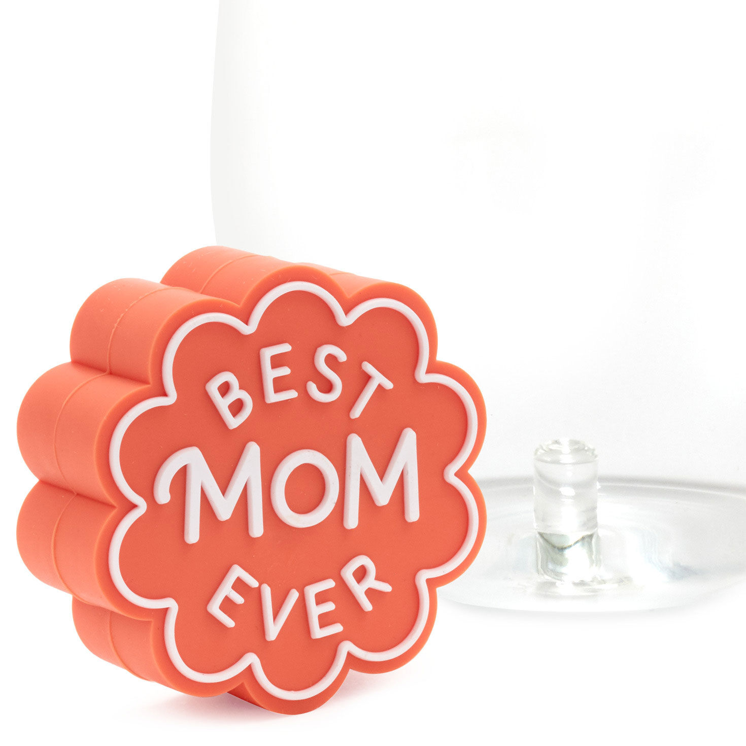 Charmers Best Mom Ever Coral Silicone Charm, , large image number 4