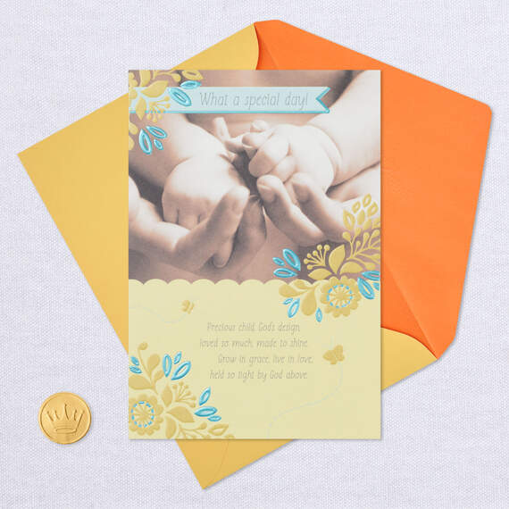 Precious Child Religious Christening Card, , large image number 5
